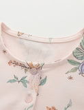 Cute Fairy Print Crew Neck Dress