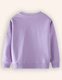 Cute Fairy Butterfly Embroidered Sweatshirt