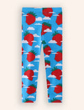 Leggings med jordbærtryk