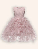 Fluffy Embroidered Cake Tulle Dress