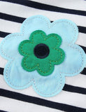Sød Flower Applique Kjole