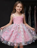 Prinzessinnenkleid aus Tüll mit Schmetterlingsträgern