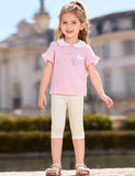 Sweet Appliquet T-shirt & Leggings Set