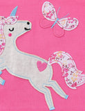 Unicorn Butterfly Applique T-shirt