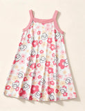 Multicolor Floral Suspender Nightdress