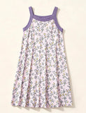 Multicolor Floral Suspender Nightdress