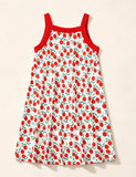 Multicolor Floral Suspender Nightdress