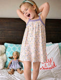 Multicolor Floral Suspender Nightdress