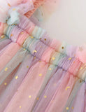 Sequin Star Rainbow Sundress Tulle Dress