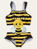 Animal Cute Appliqué One-Piece Swimsuit - Mini Taylor