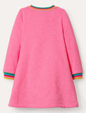 Animal Friends Appliqué Long Sleeve Dress - Mini Taylor