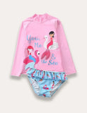 Animal Split Swimsuit - Mini Taylor