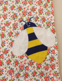 Bee Embroidery Floral Printed Dress - Mini Taylor