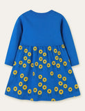 Bee Pocket Flower Printed Long Sleeve Dress - Mini Taylor