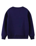 Bird Flower Appliqué Sweatshirt - Mini Taylor