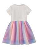 Butterfly Sequin Gauze Mesh Dress - Mini Taylor