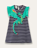 Cotton Appliqué Dress - Mini Taylor