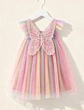 3D Butterfly Wing Tulle Dress