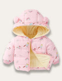 Cute Printed Thickened Coat - Mini Taylor