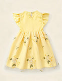 Flower Embroidery Tulle Princess Dress