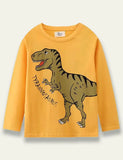 Dinosaur Print Long Sleeve T-shirt - Mini Taylor