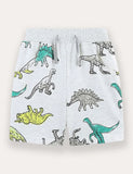 Shorts med dinosaur print
