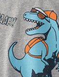 Escape Dinosaur Printed Long-Sleeved T-shirt - Mini Taylor