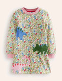 Ida Sweatshirt Applikation Kjole