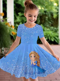 Cute Princess Printed Party Dress