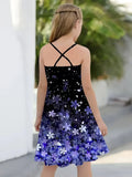Grünes Blumenhasen-Tüllkleid