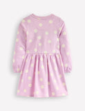 Boucle Appliqué Sweat Dress