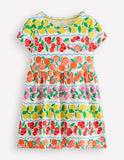 Robe en jersey amusante avec poche cœur