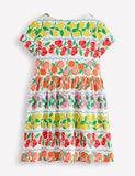 Robe en jersey amusante avec poche cœur