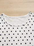 3D Printed Cute Polka Dot Cat Casual Vest Dress