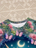 3D Unicorn Graphic Short Sleeve Dress