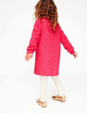 Jurk met sweatshirtapplicatie