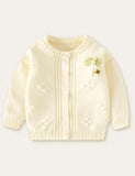 Knitted with Bow Decoration Sweater Cardigan - Mini Taylor