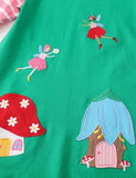 Mushroom Appliqué Long Sleeve Dress - Mini Taylor