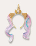 Clearance Sale - Rainbow Unicorn Appliqué Tulle Party Dress - Mini Taylor