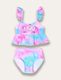 Ruffled Colorful Unicorn Swimsuit - Mini Taylor