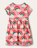 Short-sleeved Fun Jersey Dress - Mini Taylor