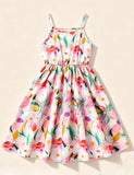 Natural Pattern Printed Dress