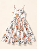 Natural Pattern Printed Dress