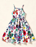 Natural Pattern Printed Dress