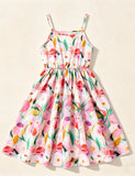 Natural Pattern Printed Dress